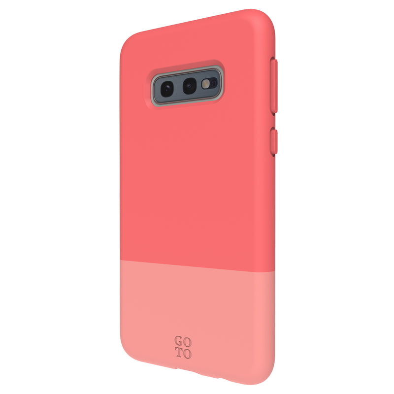Samsung Galaxy S10e Shade Case Bright Coral/Peach Pink – GOTO Samsung Galaxy S10e Shade Case Bright Coral/Peach Pink – GOTO