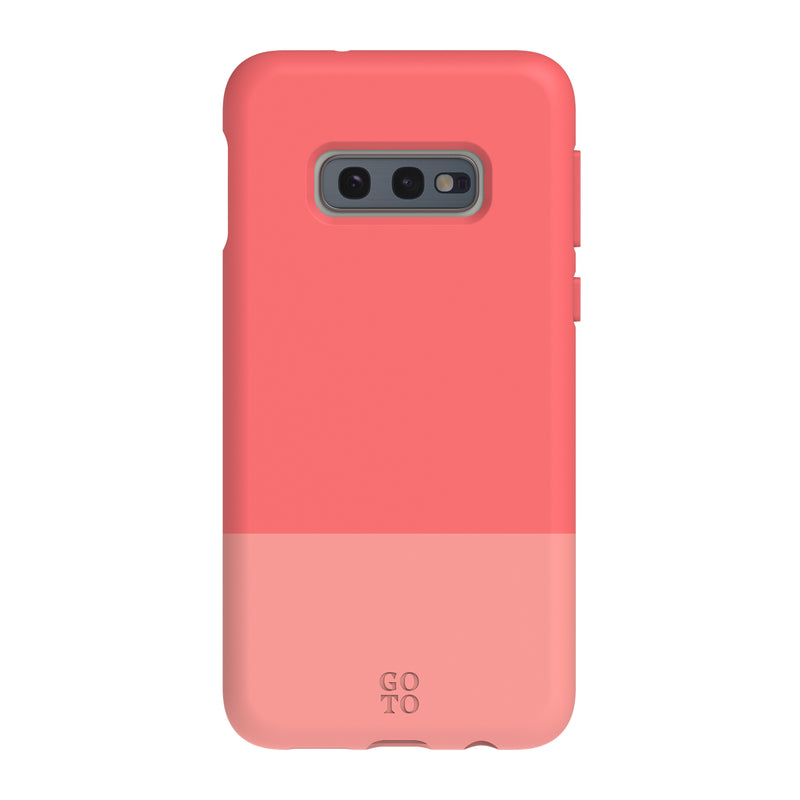 Samsung Galaxy S10e Shade Case Bright Coral/Peach Pink – GOTO Samsung Galaxy S10e Shade Case Bright Coral/Peach Pink – GOTO