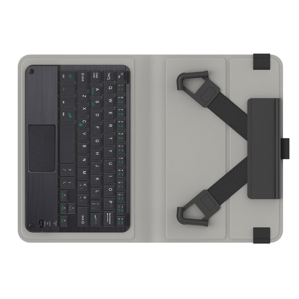 Tablet Folio Case with Keyboard, Universal 7-8" Tablets Black