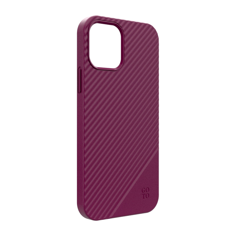 iPhone 12/12 Pro Fine Swell 45 Case Magenta Purple