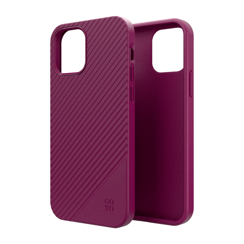 iPhone 12/12 Pro Fine Swell 45 Case Magenta Purple – GOTO iPhone 12/12 Pro Fine Swell 45 Case Magenta Purple – GOTO