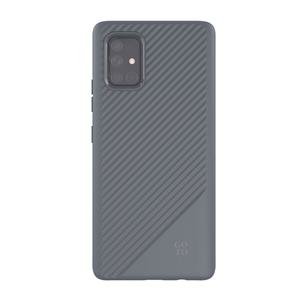 Samsung Galaxy A71 Fine Swell 45 Case Graphite Gray