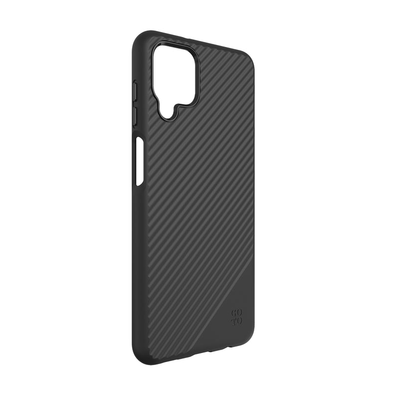 Samsung Galaxy A12 Fine Swell 45 Case Black