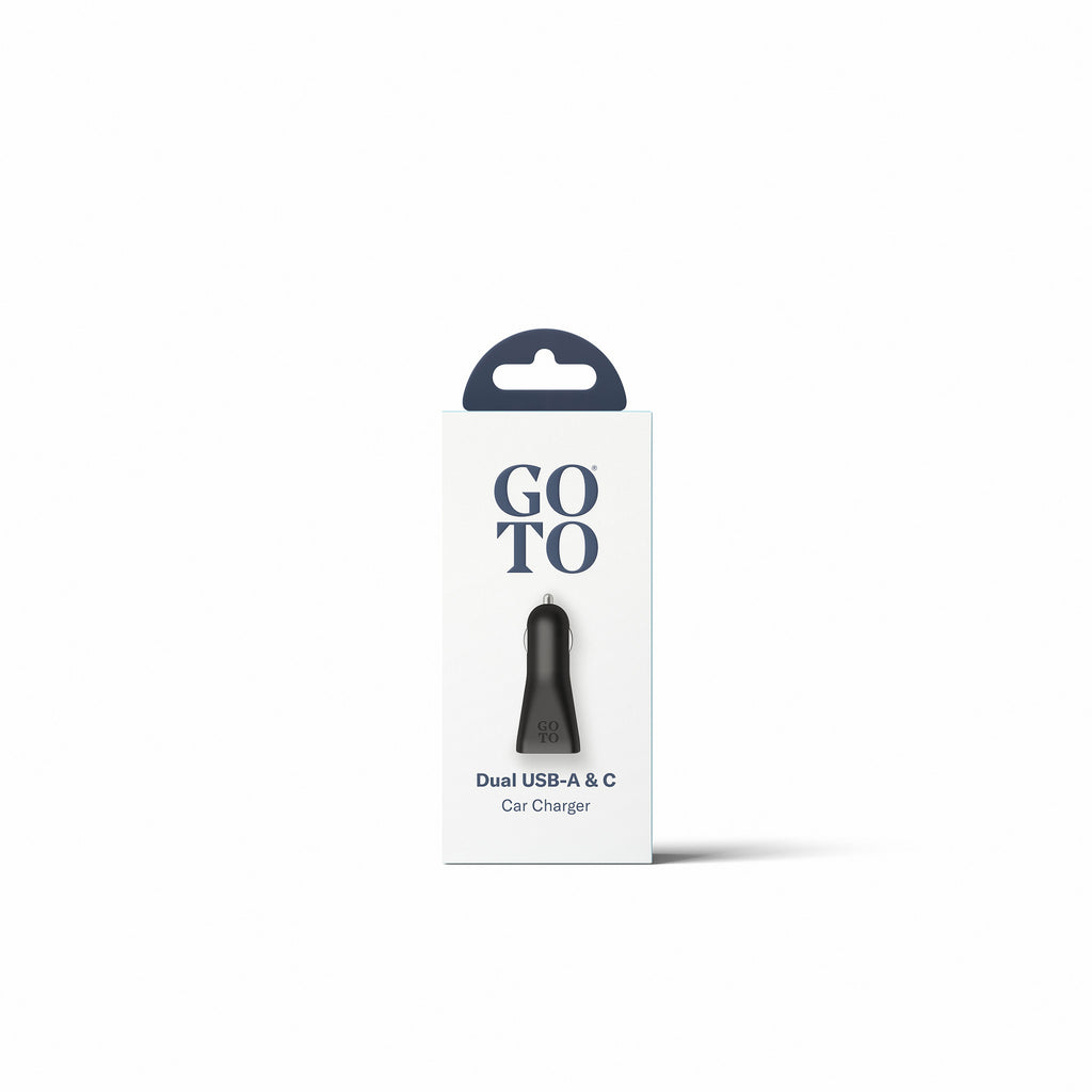 Dual USB-A Car Charger, UL Certified – GOTO